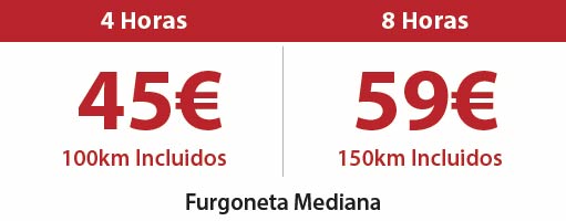 Furgoneta mediana oferta